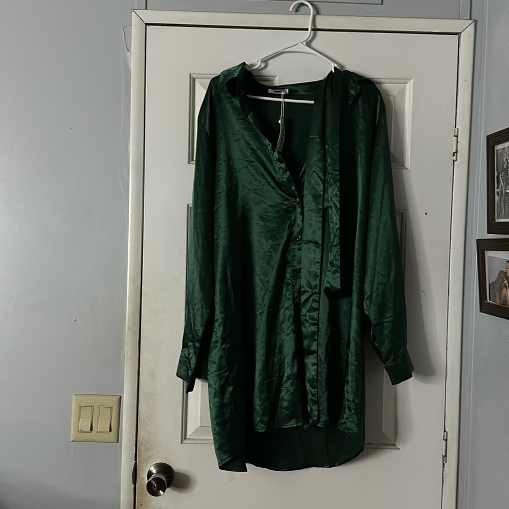 Button up dress